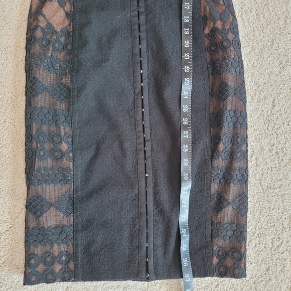 *NWT* Anthropologie Beguile by Bryon Lars Black Lace Carissima Dress Size 6P - Picture 10 of 14